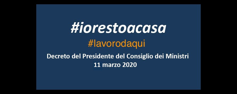 Covid-19 : Uffici chiusi al pubblico